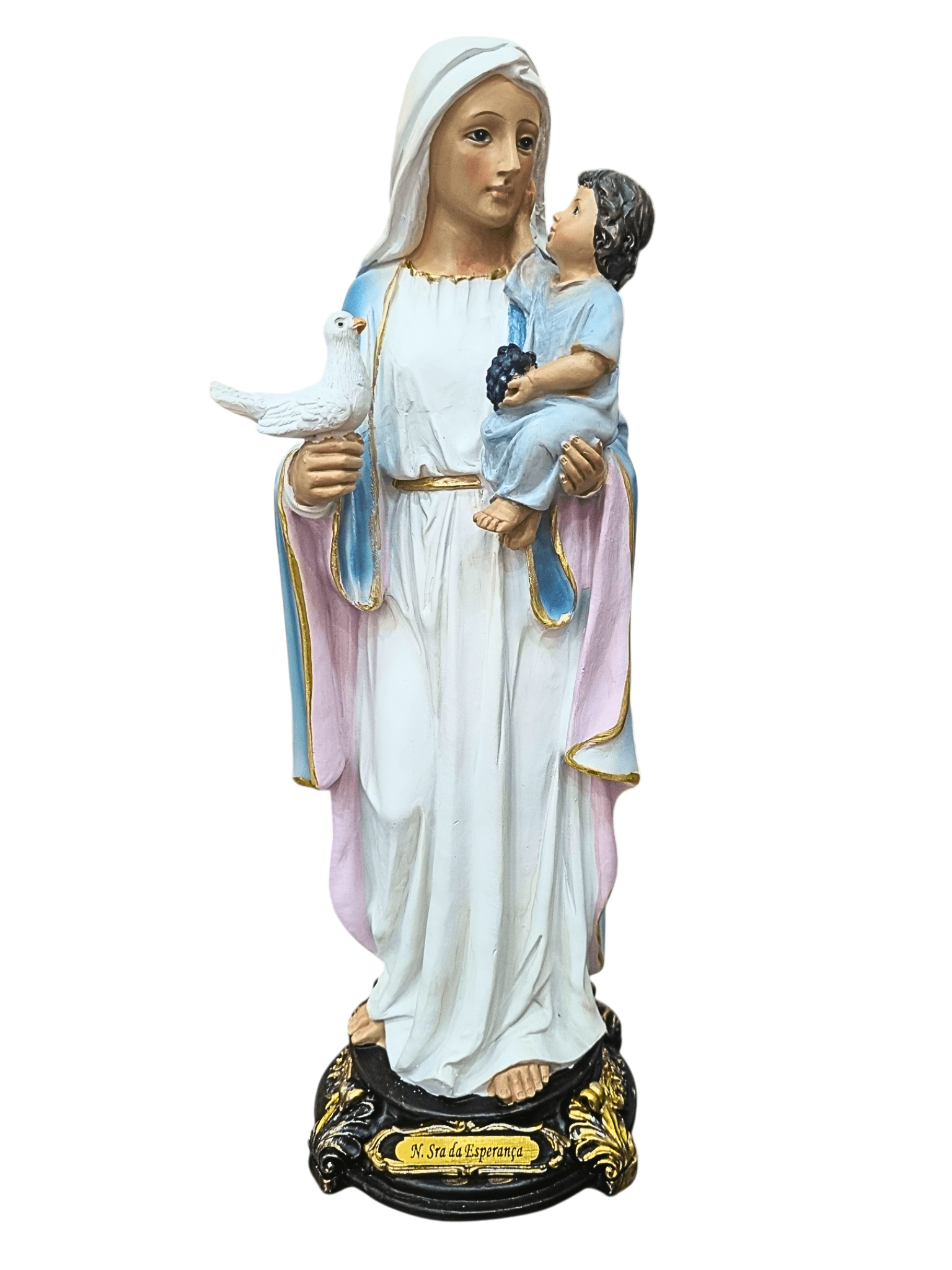 Imagem de Nossa Senhora da Esperança em Resina 30 cm-TerraCotta Arte Sacra