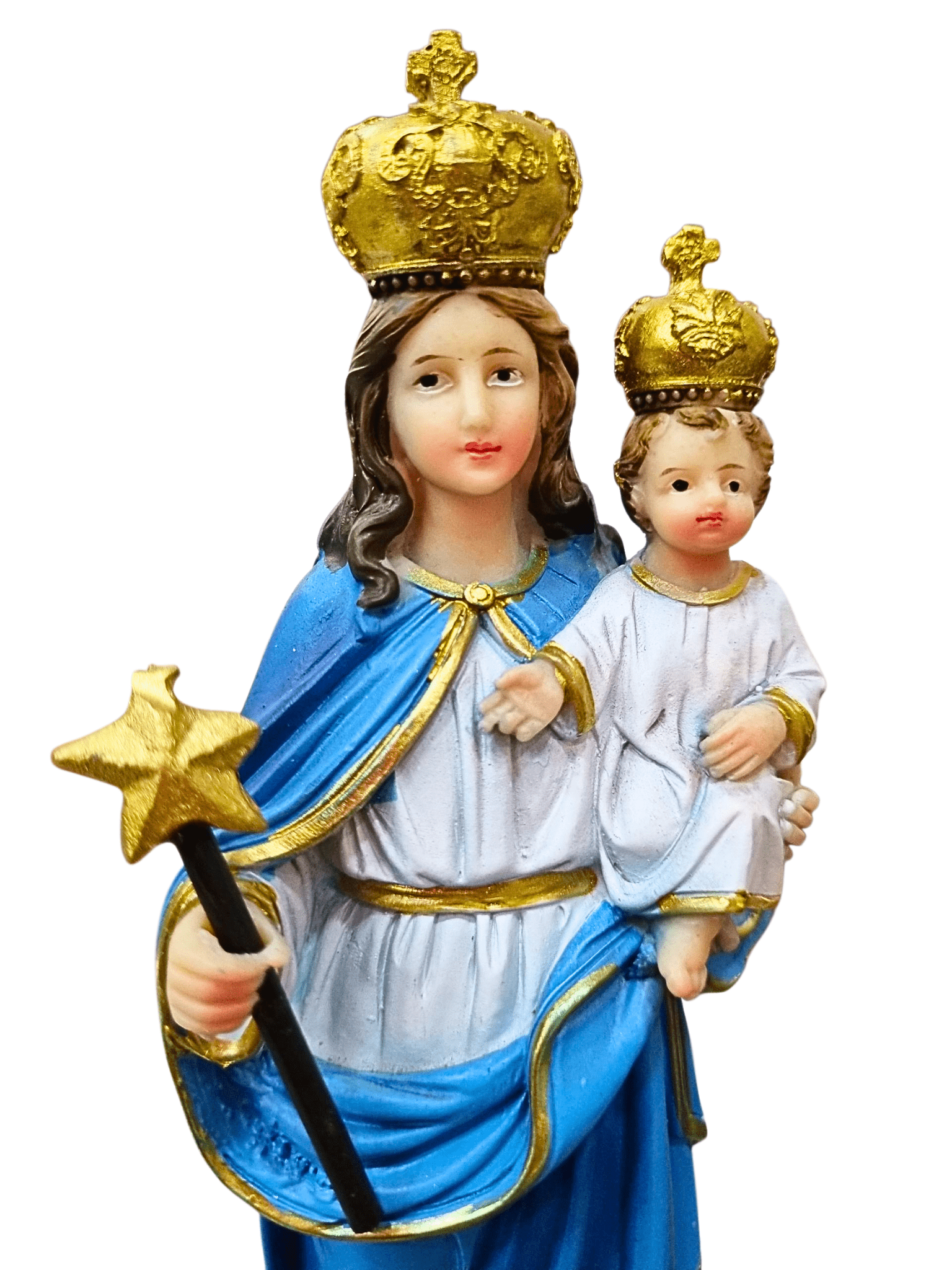 Imagem de Nossa Senhora da Guia em Resina 20 cm-TerraCotta Arte Sacra