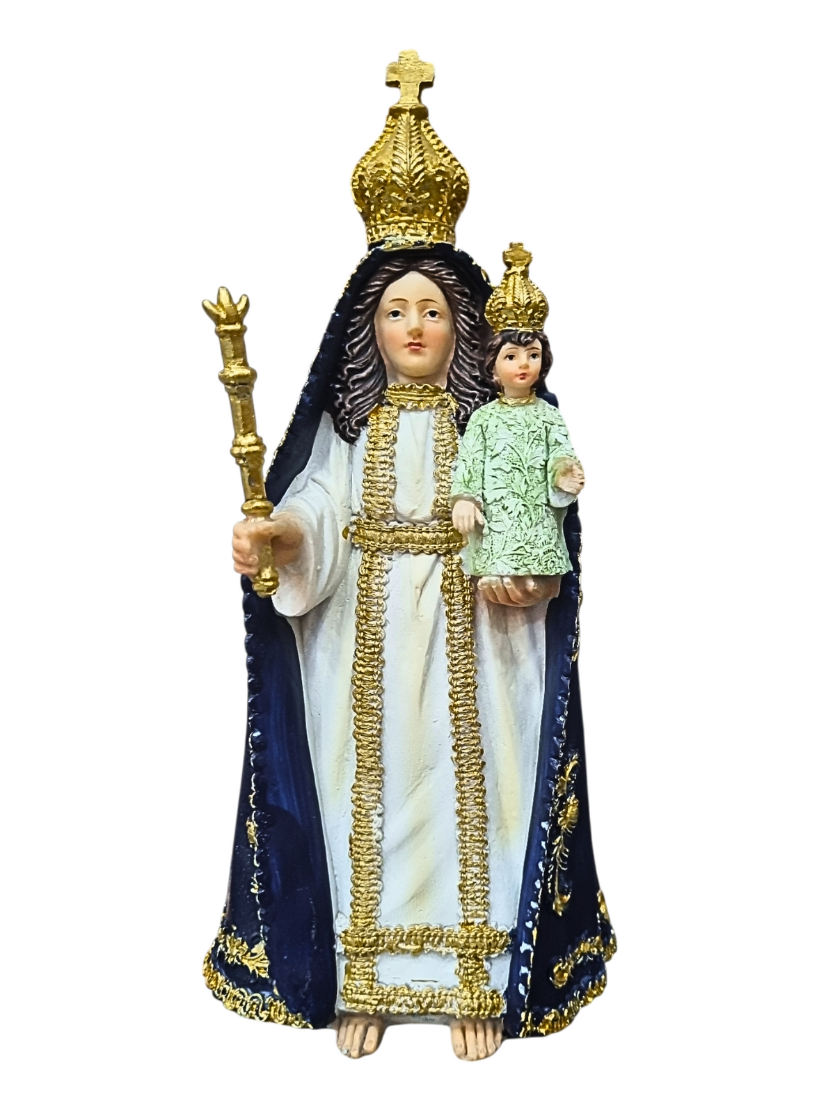 Imagem de Nossa Senhora da Lapa em Resina 20 cm-TerraCotta Arte Sacra