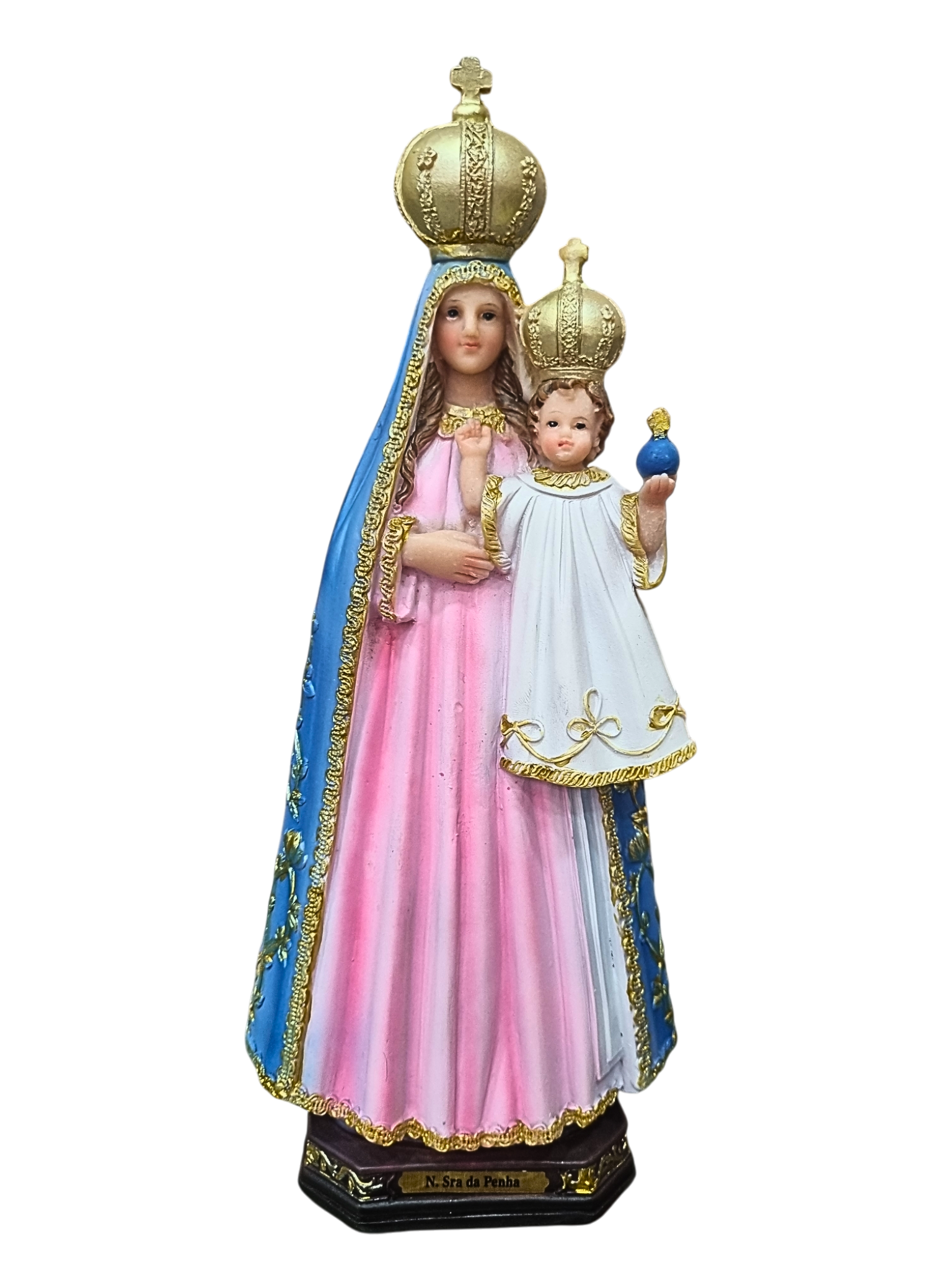 Imagem de Nossa Senhora da Penha em Resina 30 cm-TerraCotta Arte Sacra