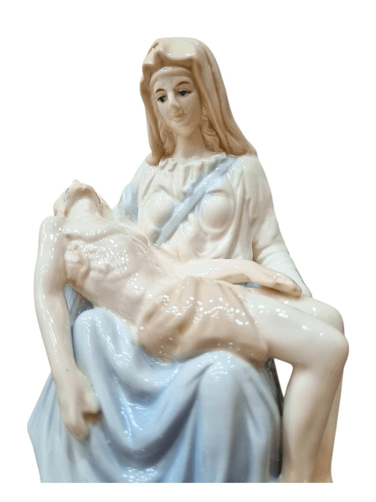 Imagem de Nossa Senhora da Piedade em Porcelana 20 cm-TerraCotta Arte Sacra