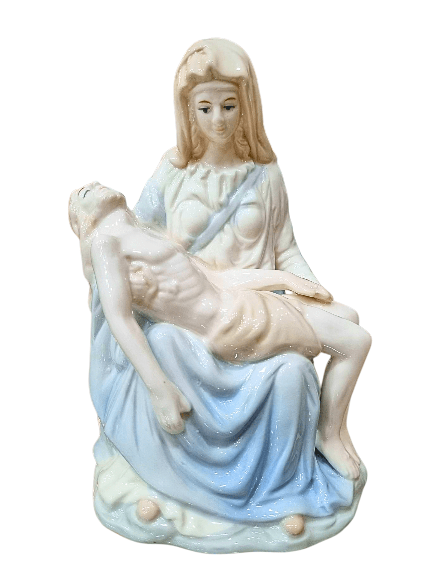 Imagem de Nossa Senhora da Piedade em Porcelana 20 cm-TerraCotta Arte Sacra