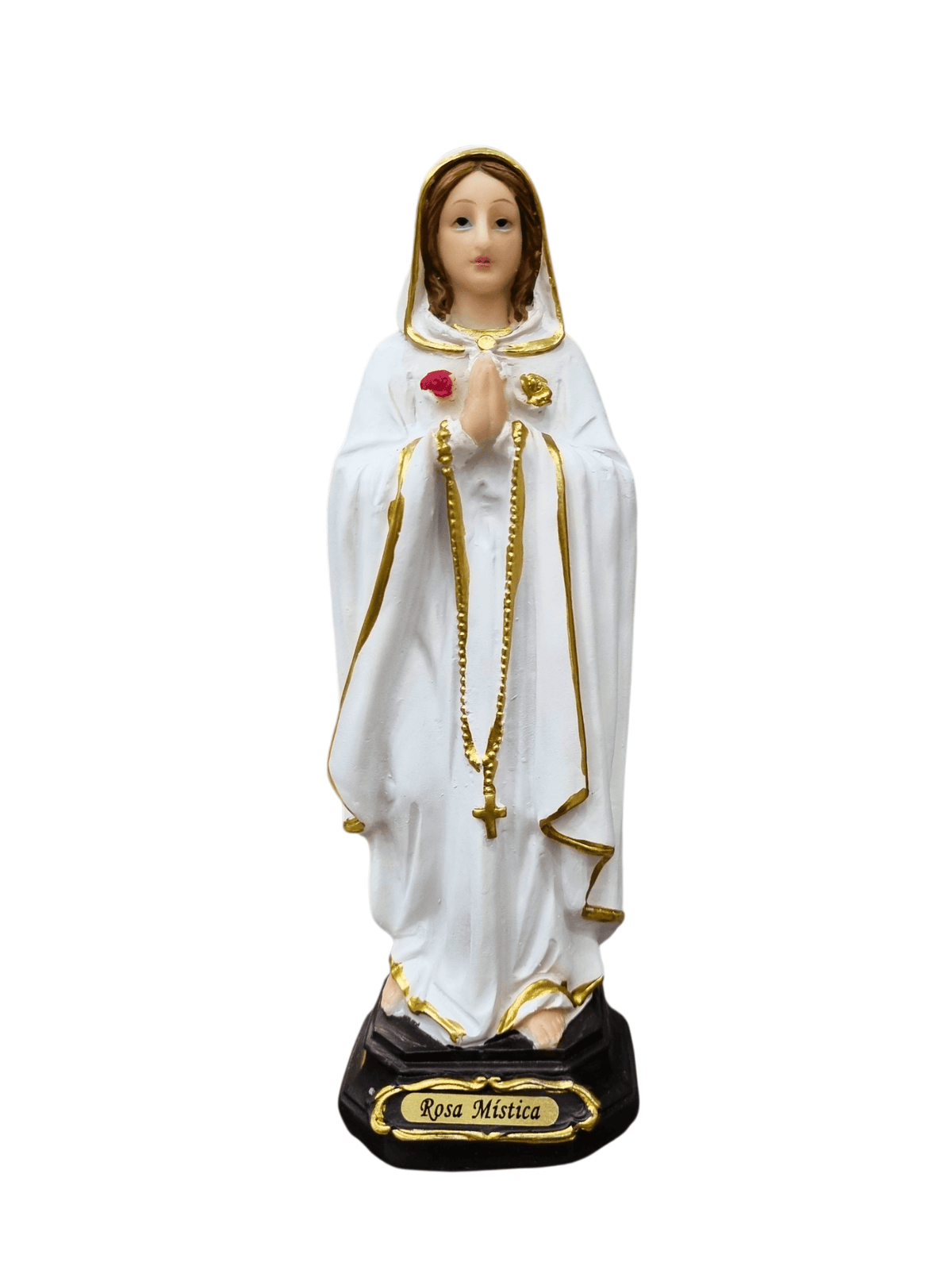 Imagem de Nossa Senhora da Rosa Mística em Resina 20 cm-TerraCotta Arte Sacra