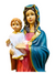 Imagem de Nossa Senhora da Saúde 30 cm-TerraCotta Arte Sacra