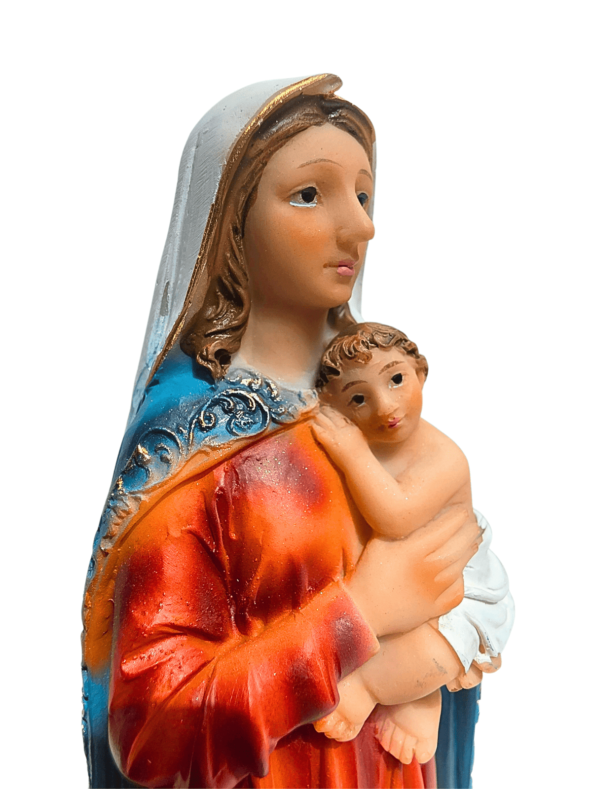 Imagem de Nossa Senhora da Saúde em Resina 20 cm-TerraCotta Arte Sacra