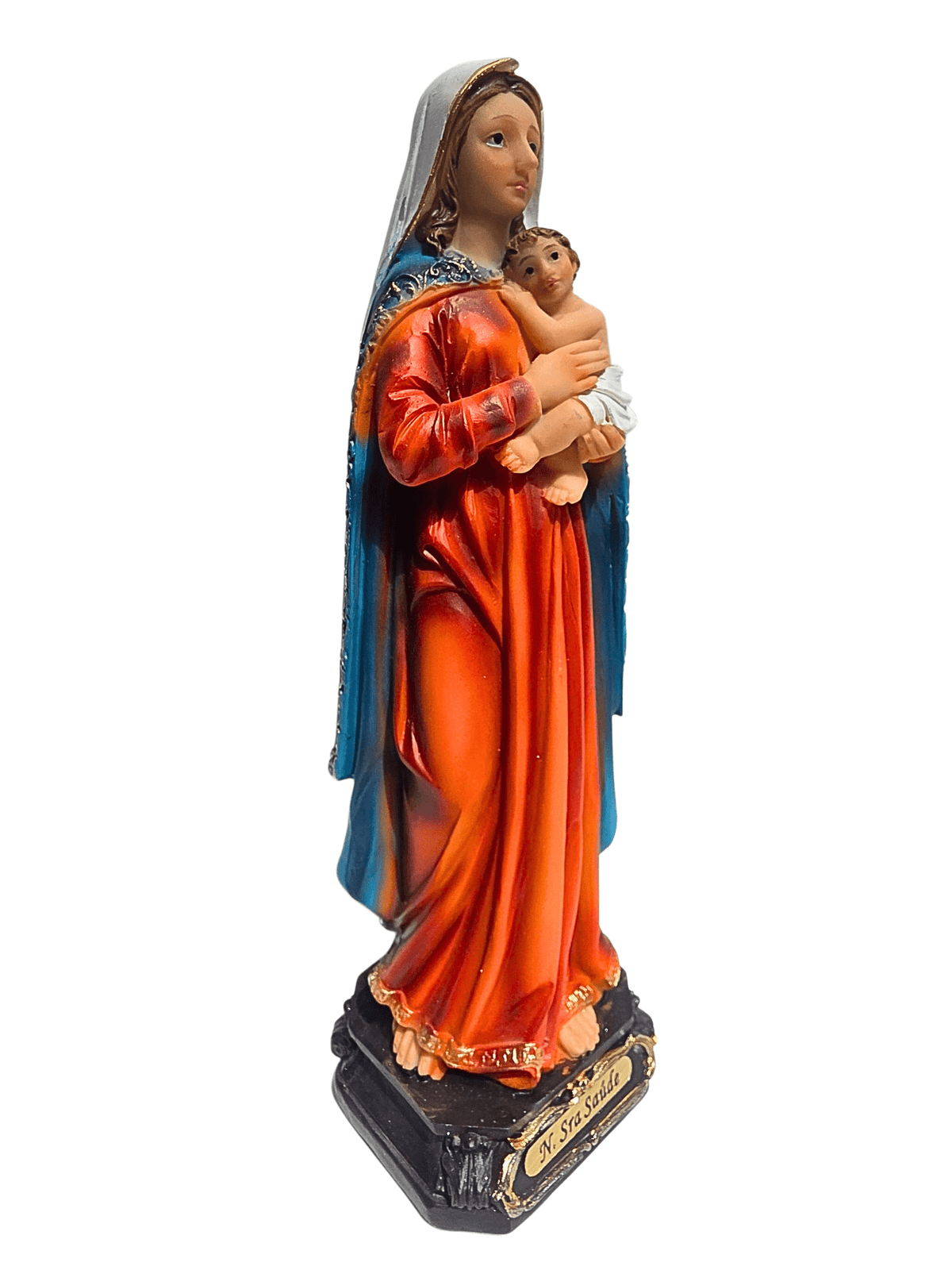 Imagem de Nossa Senhora da Saúde em Resina 20 cm-TerraCotta Arte Sacra