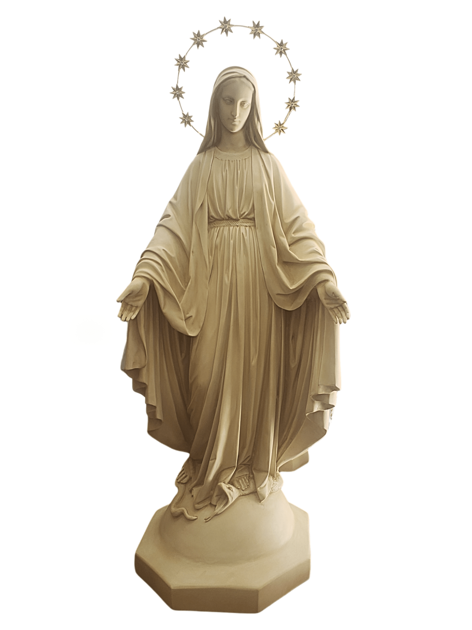 Imagem de Nossa Senhora das Graças Marfim de Pó de Mármore 105 cm-TerraCotta Arte Sacra