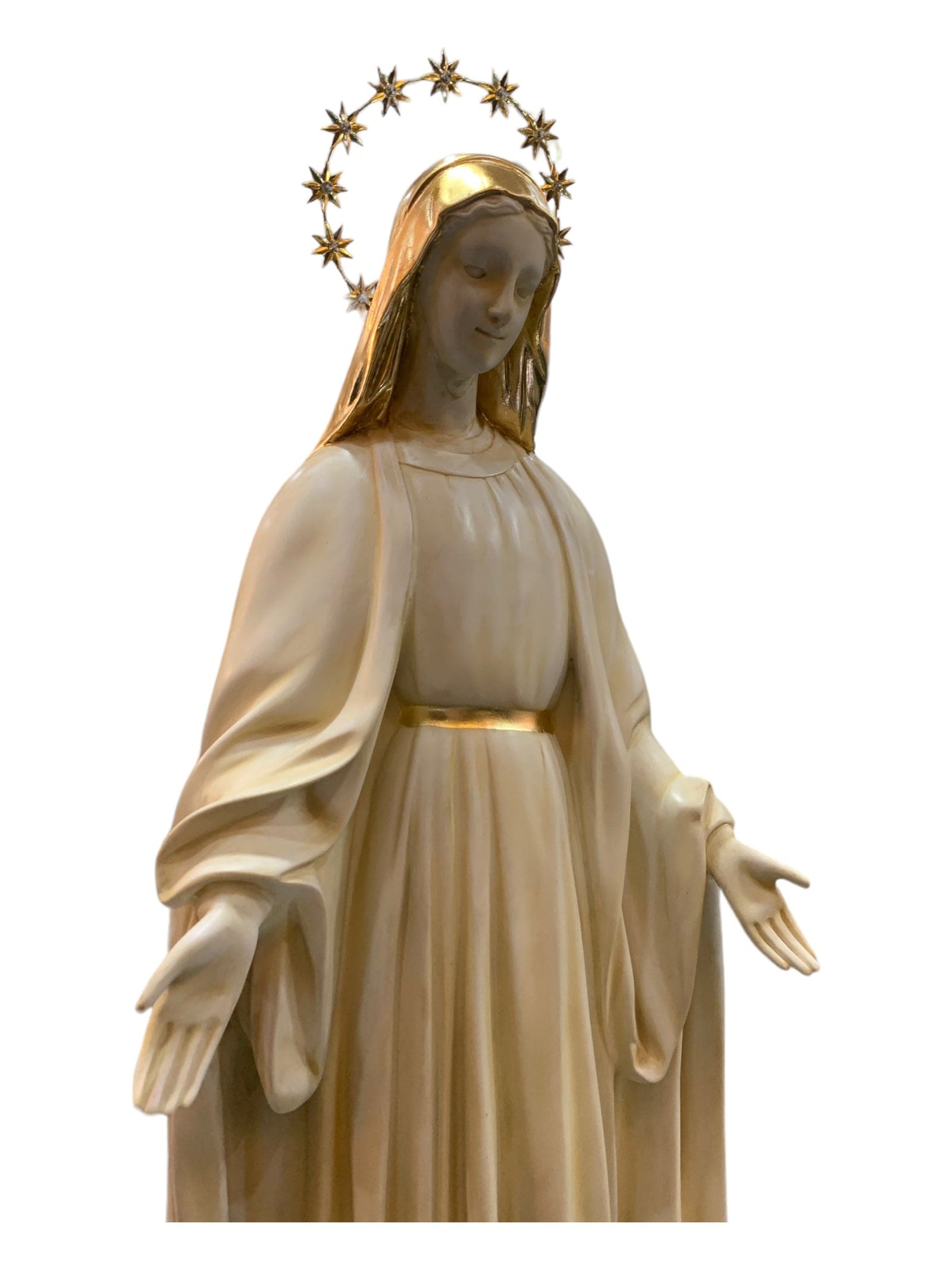 Imagem de Nossa Senhora das Graças com Folha de Ouro 65 cm-TerraCotta Arte Sacra