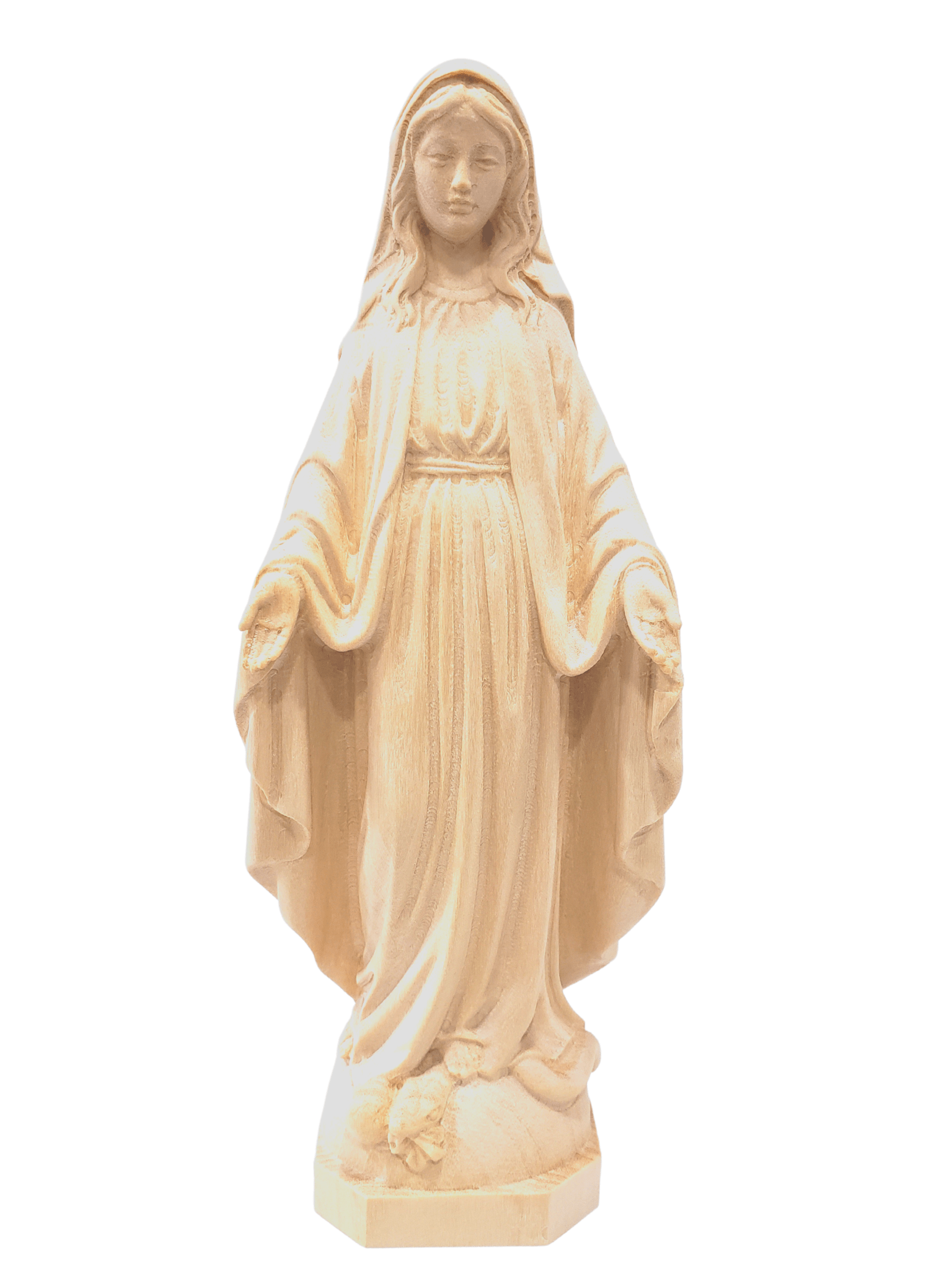 Imagem de Nossa Senhora das Graças em Madeira 20 cm-TerraCotta Arte Sacra