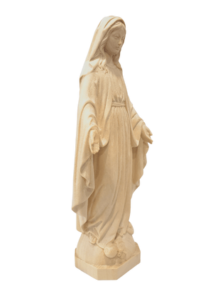 Imagem de Nossa Senhora das Graças em Madeira 20 cm-TerraCotta Arte Sacra