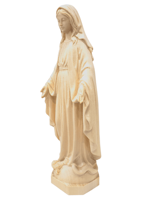 Imagem de Nossa Senhora das Graças em Madeira 20 cm-TerraCotta Arte Sacra