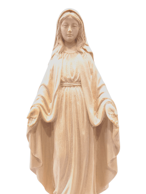 Imagem de Nossa Senhora das Graças em Madeira 20 cm-TerraCotta Arte Sacra