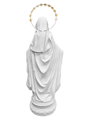Imagem de Nossa Senhora das Graças em Pó de Mármore 60 cm-TerraCotta Arte Sacra