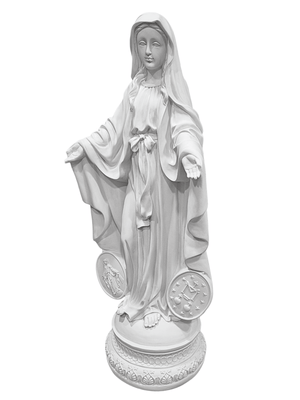 Imagem de Nossa Senhora das Graças em Pó de Mármore 60 cm-TerraCotta Arte Sacra