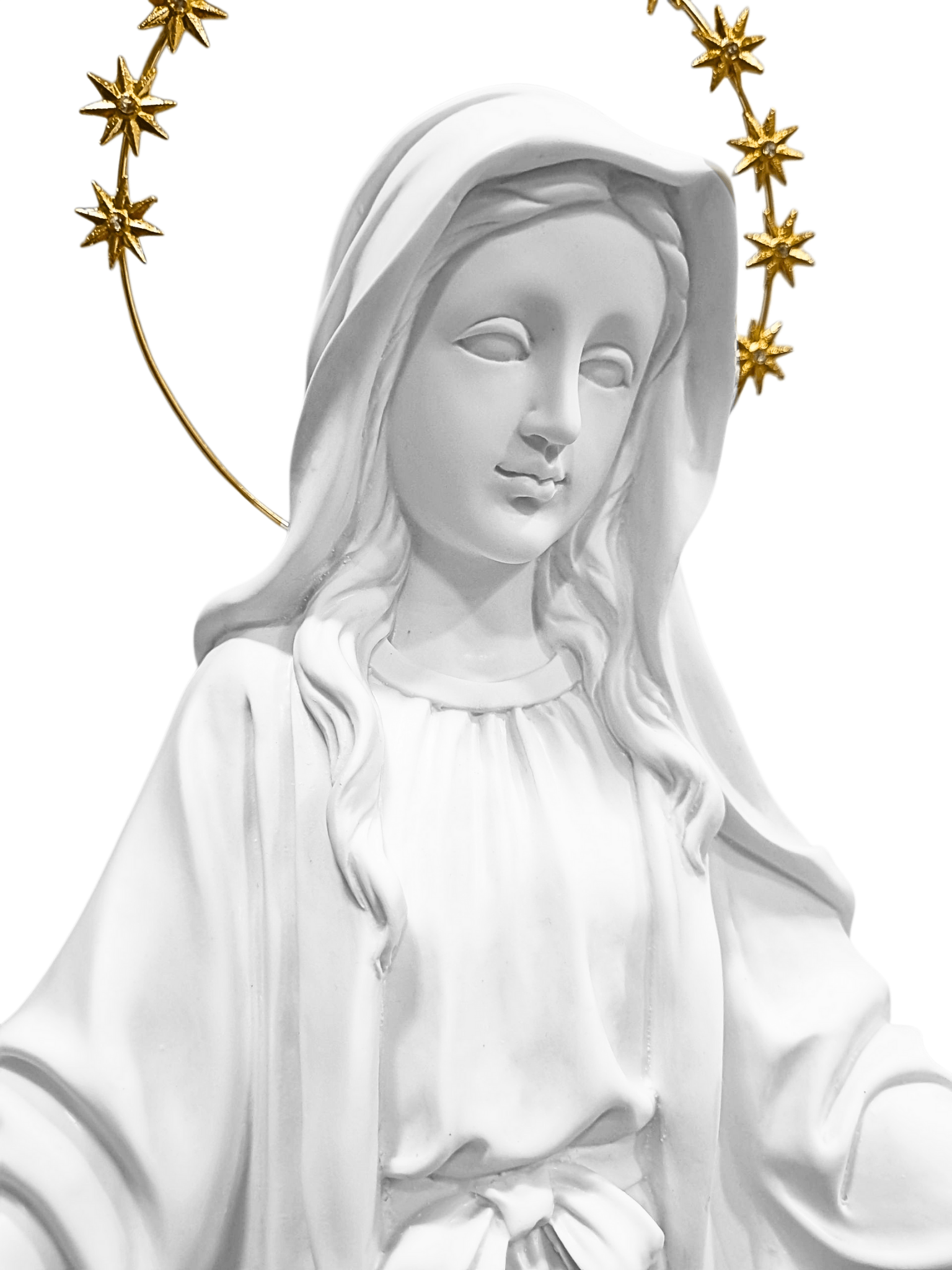 Imagem de Nossa Senhora das Graças em Pó de Mármore 60 cm-TerraCotta Arte Sacra