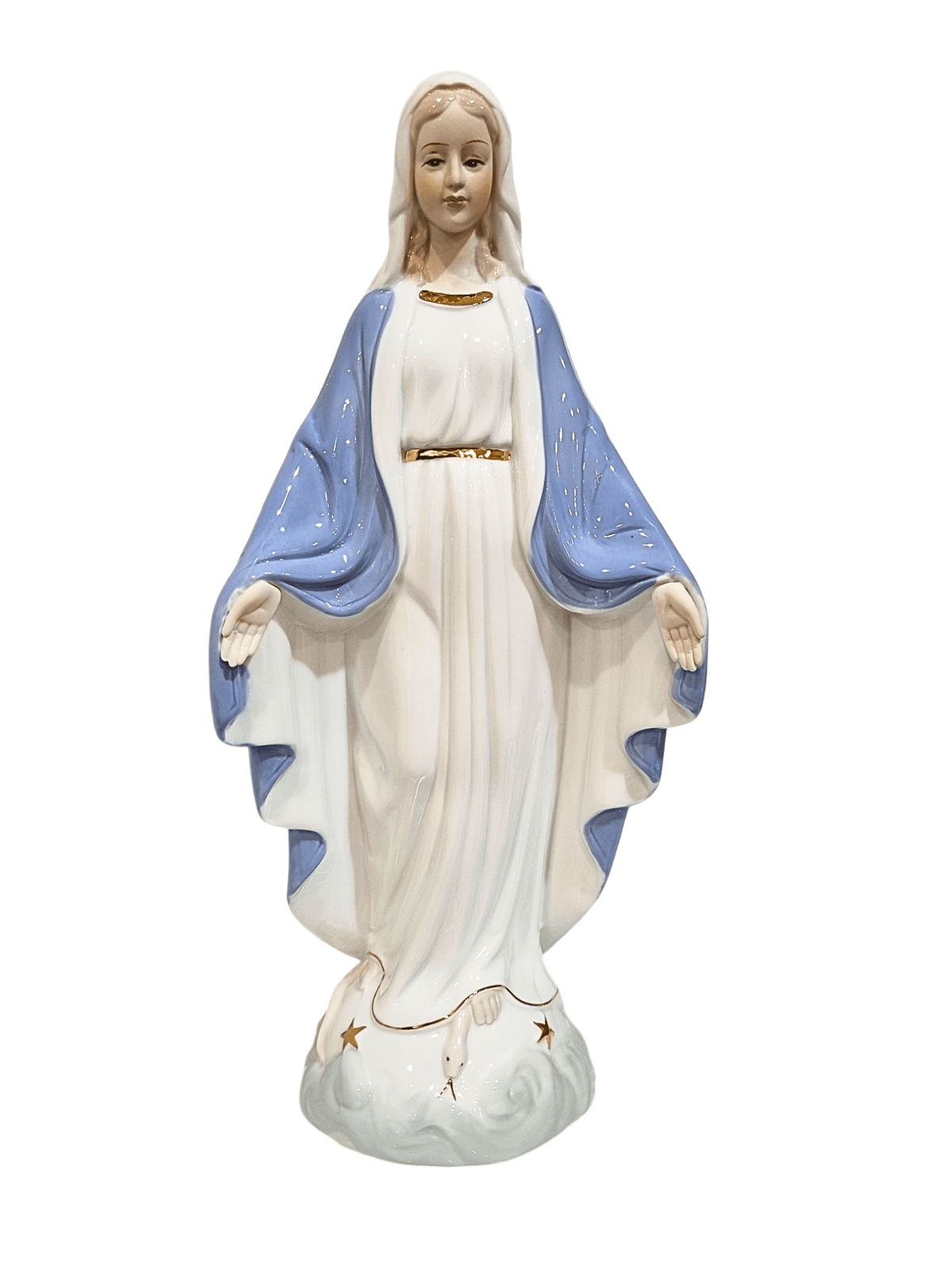 Imagem de Nossa Senhora das Graças em Porcelana 30 cm-TerraCotta Arte Sacra