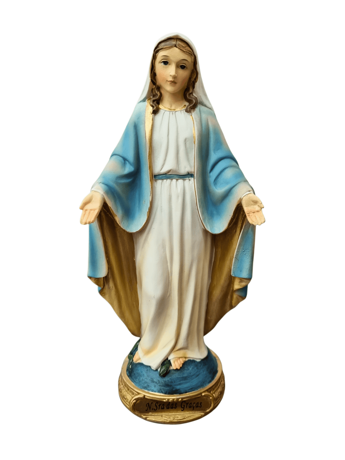 Imagem de Nossa Senhora das Graças em Resina 20 cm-TerraCotta Arte Sacra
