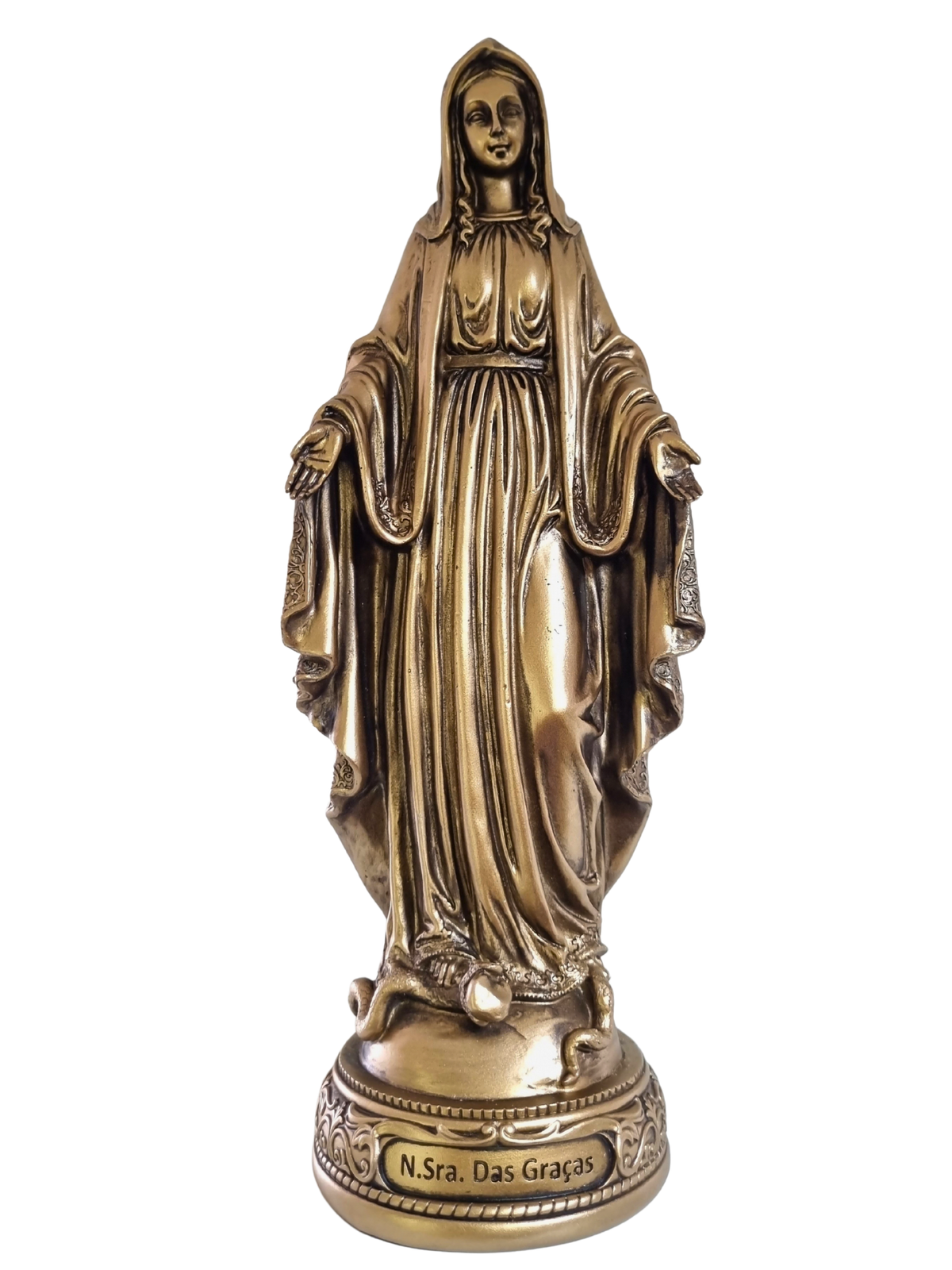 Imagem de Nossa Senhora das Graças em Resina 30 cm-TerraCotta Arte Sacra