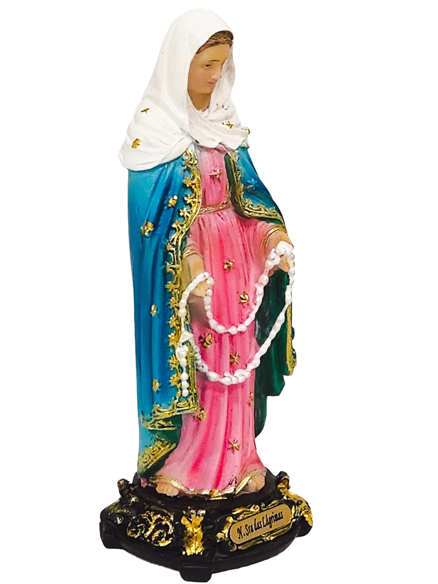 Imagem de Nossa Senhora das Lagrimas em Resina 12,5 cm-TerraCotta Arte Sacra