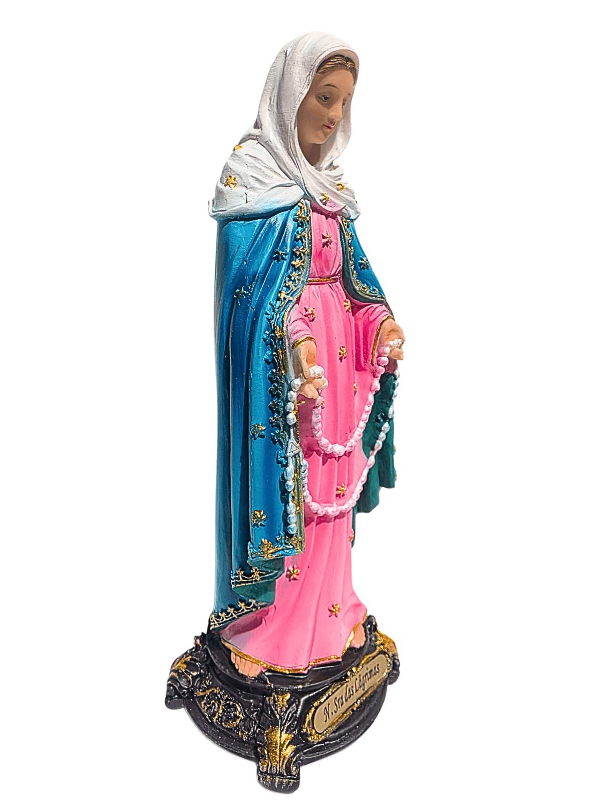 Imagem de Nossa Senhora das Lagrimas em Resina 20 cm-TerraCotta Arte Sacra