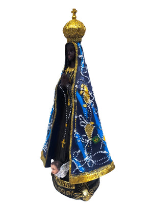Imagem de Nossa Senhora de Aparecida em Resina 30 cm-TerraCotta Arte Sacra