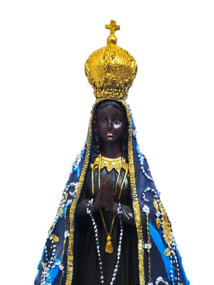 Imagem de Nossa Senhora de Aparecida em Resina 30 cm-TerraCotta Arte Sacra