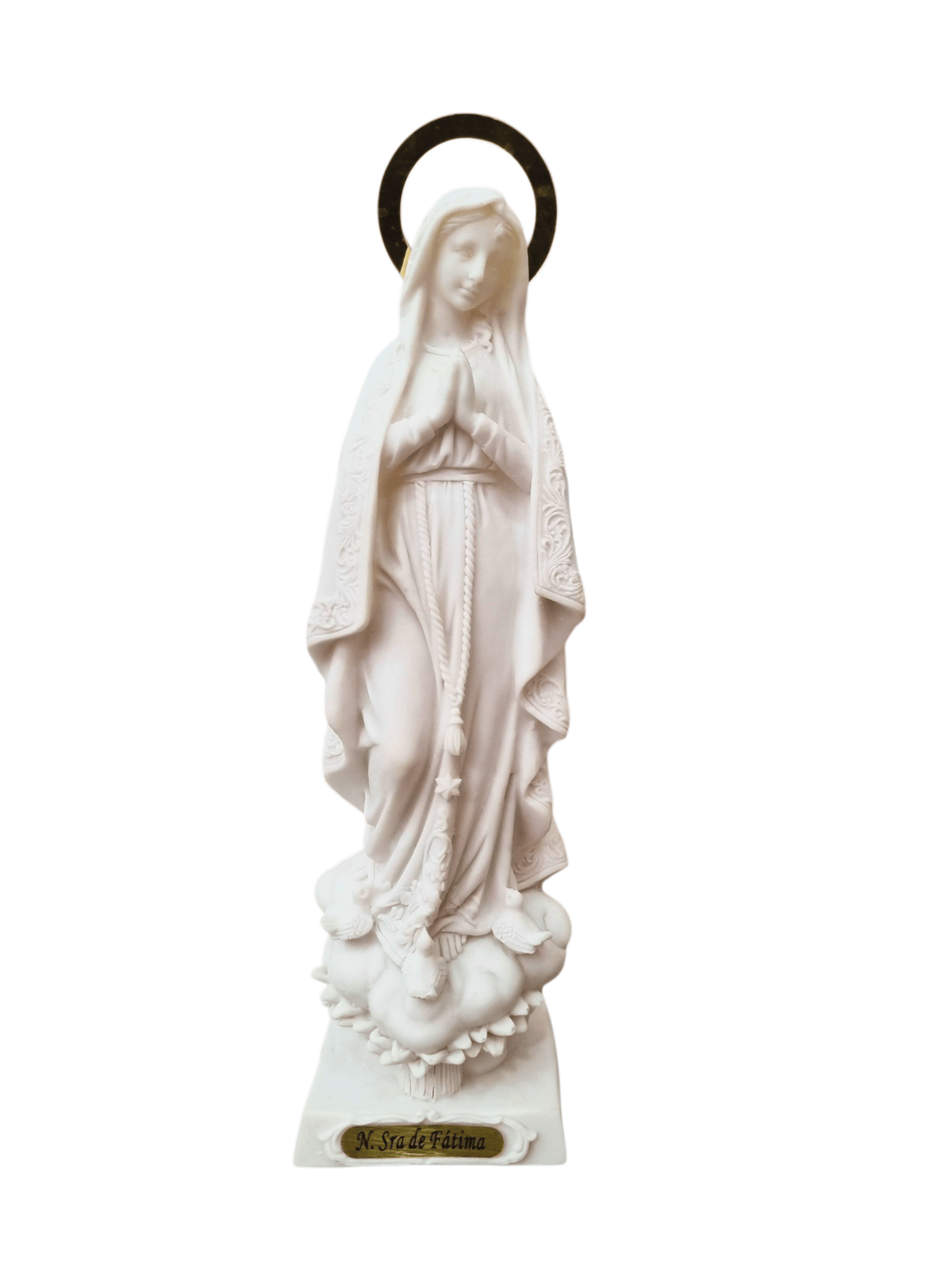 Imagem de Nossa Senhora de Fátima 20 cm em Resina-TerraCotta Arte Sacra