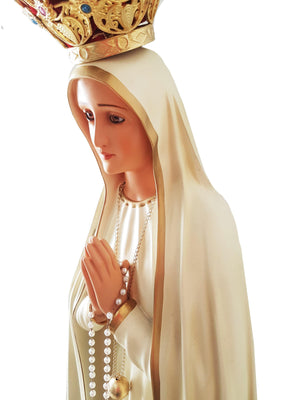 Imagem de Nossa Senhora de Fátima 75 cm-TerraCotta Arte Sacra