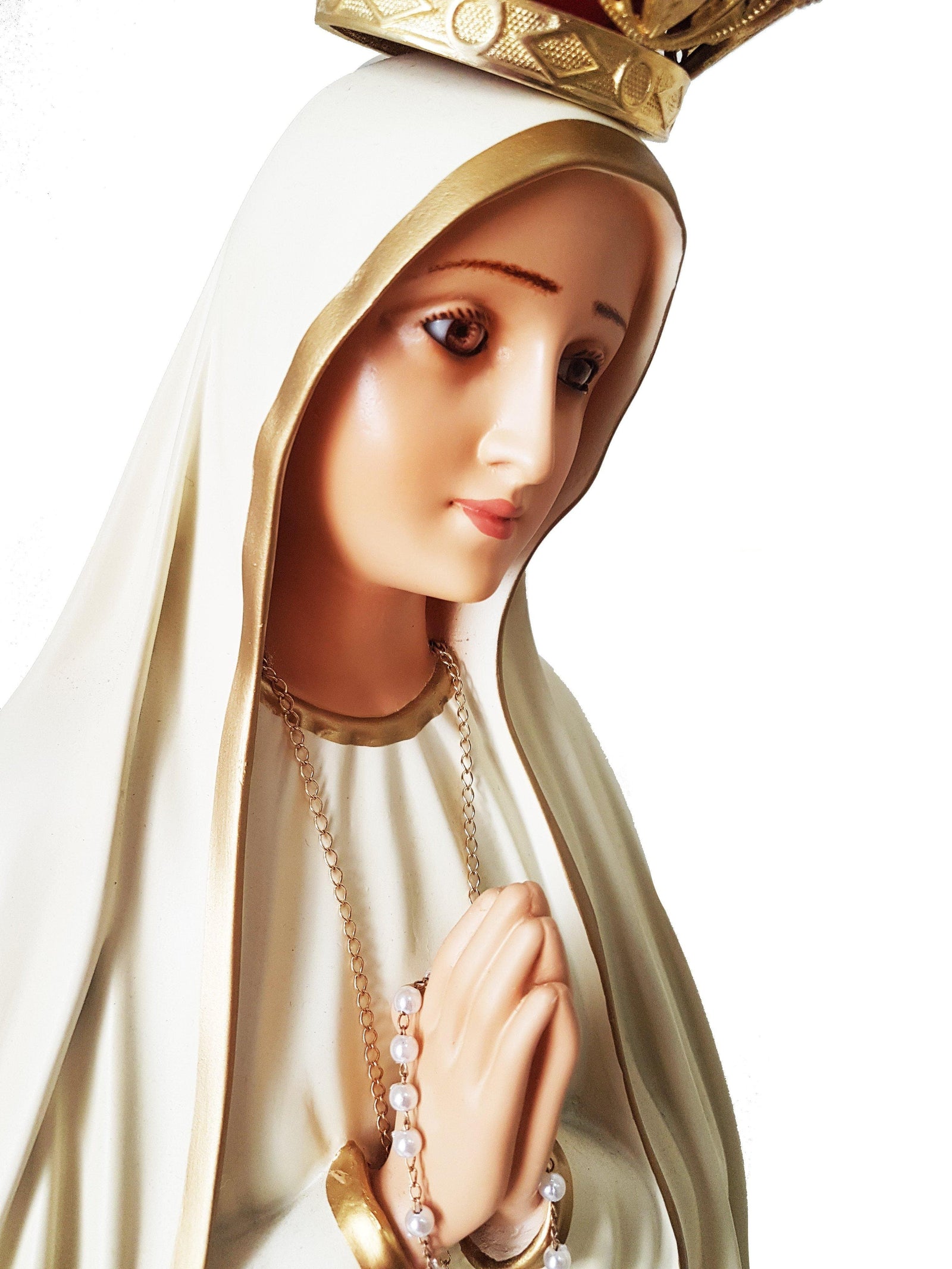 Imagem de Nossa Senhora de Fátima 75 cm-TerraCotta Arte Sacra