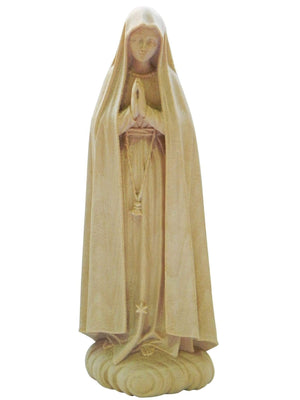 Imagem de Nossa Senhora de Fátima de Madeira 20 cm-TerraCotta Arte Sacra