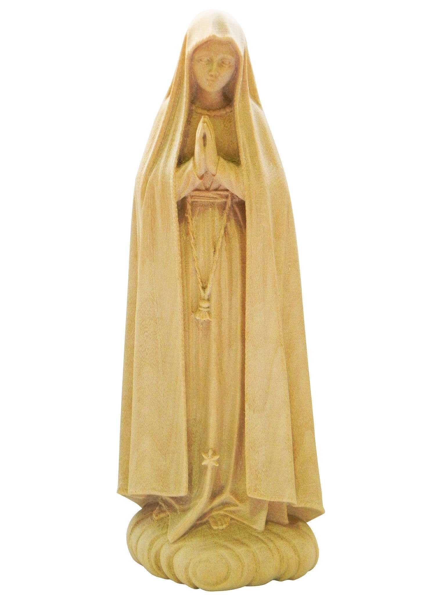 Imagem de Nossa Senhora de Fátima de Madeira 30 cm-TerraCotta Arte Sacra