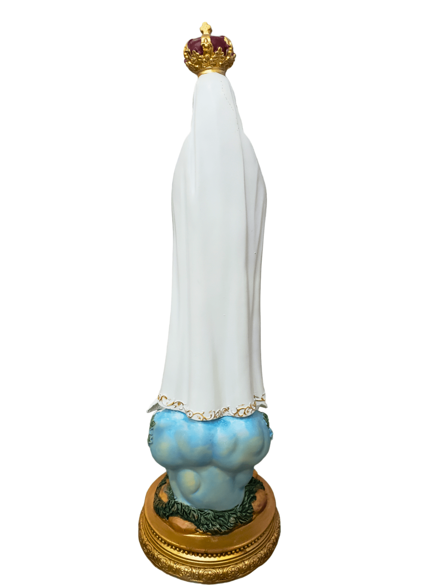 Imagem de Nossa Senhora de Fátima de Resina 30 cm-TerraCotta Arte Sacra