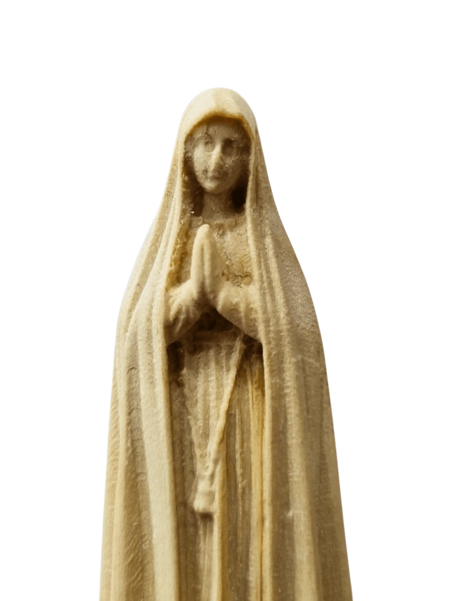 Imagem de Nossa Senhora de Fátima em Madeira 7 cm-TerraCotta Arte Sacra