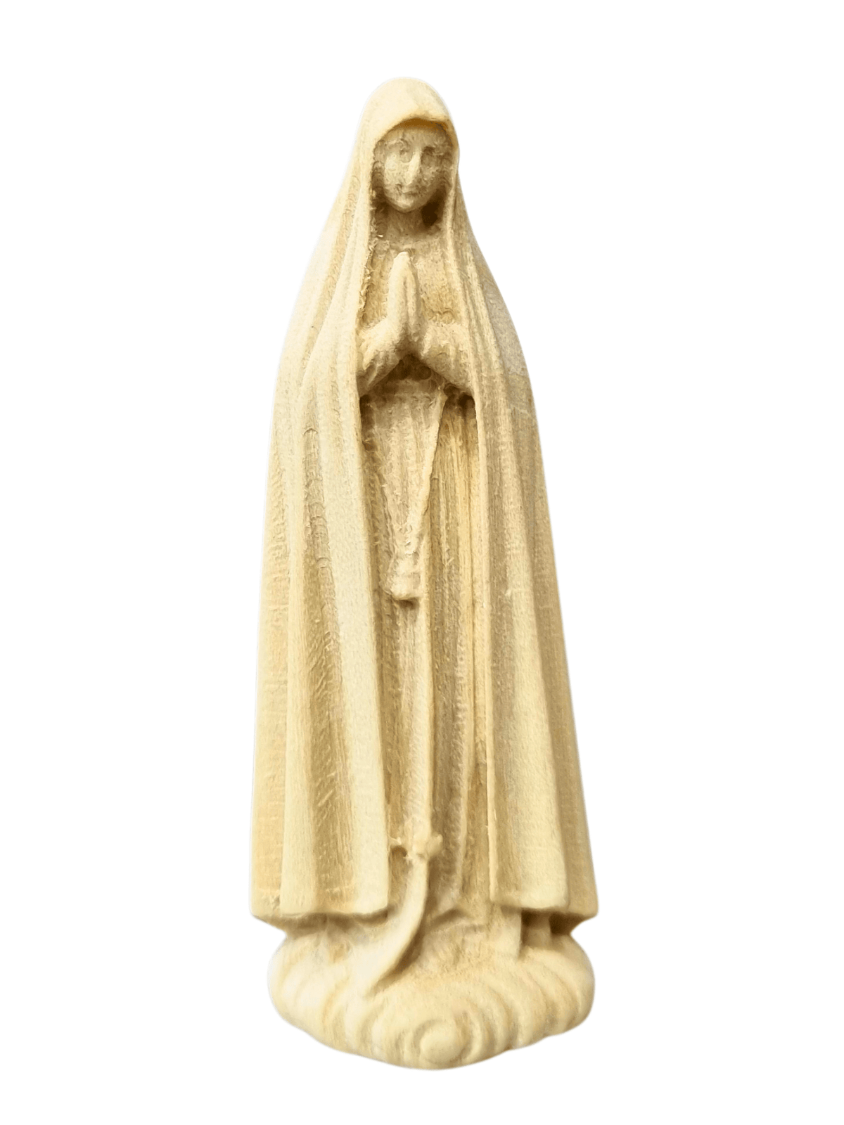Imagem de Nossa Senhora de Fátima em Madeira 7 cm-TerraCotta Arte Sacra