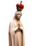 Imagem de Nossa Senhora de Fátima em Pó de Mármore Marfim 28 cm-TerraCotta Arte Sacra