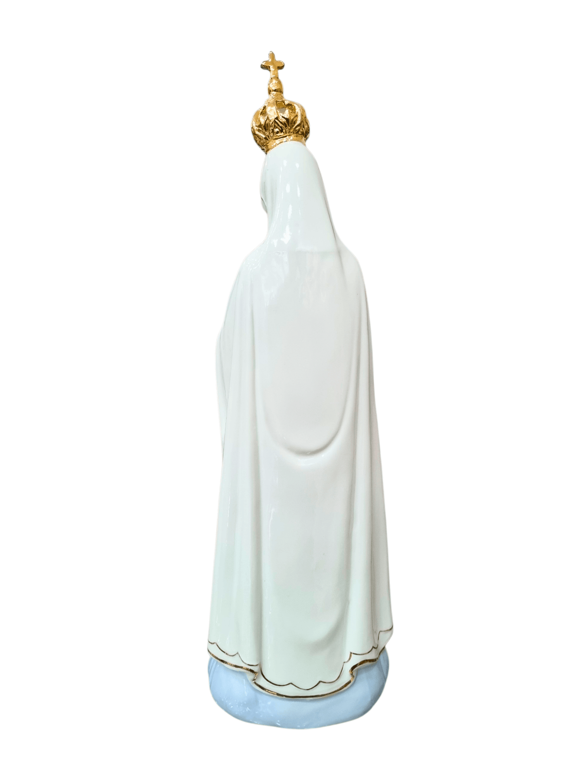 Imagem de Nossa Senhora de Fátima em Porcelana 36 cm-TerraCotta Arte Sacra
