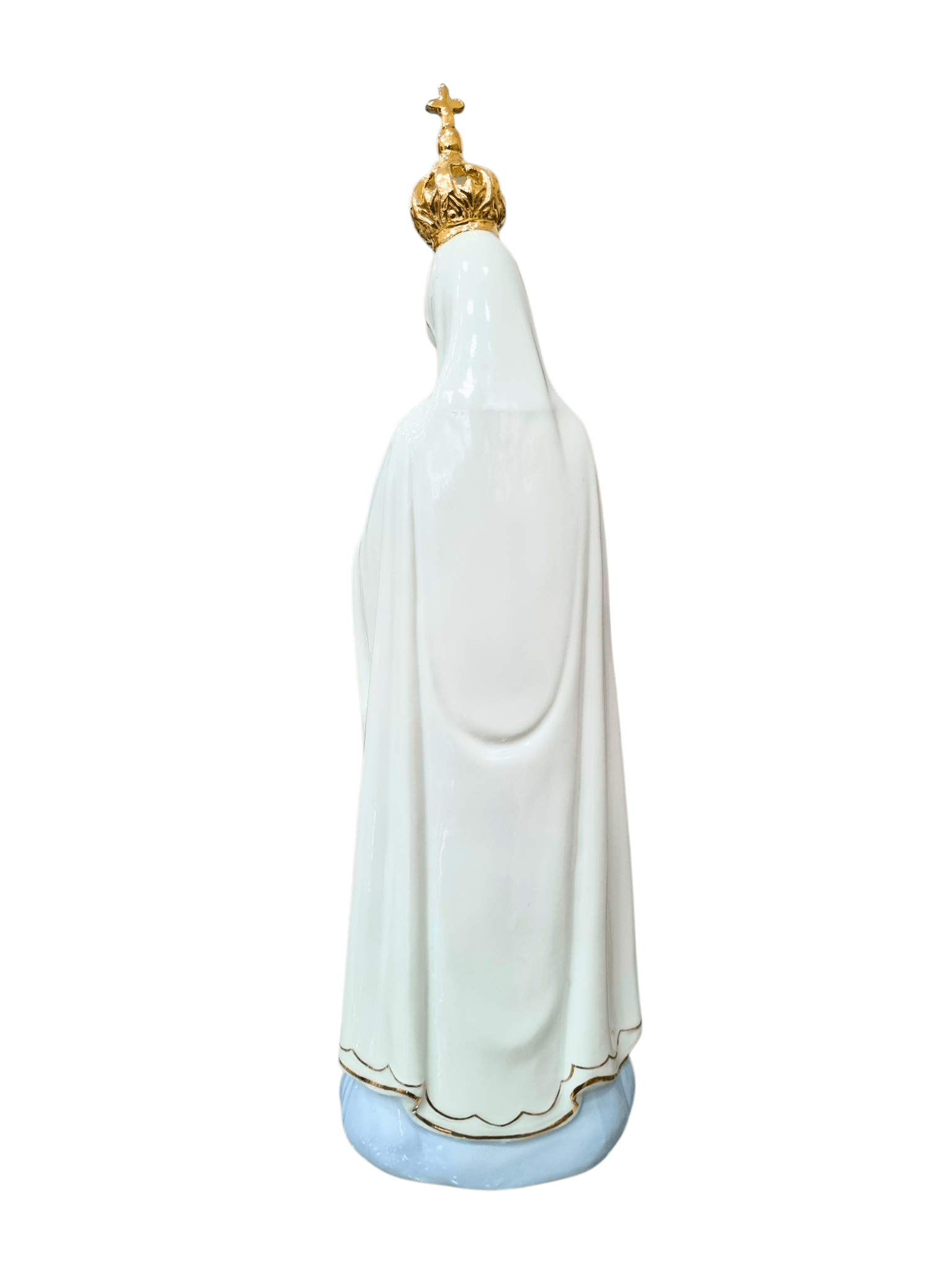 Imagem de Nossa Senhora de Fátima em Porcelana 36 cm-TerraCotta Arte Sacra
