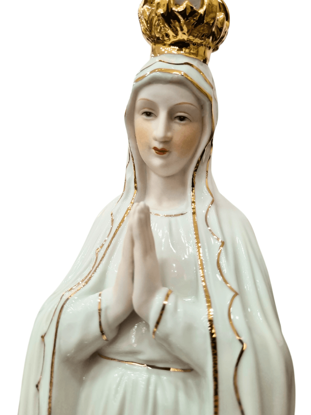 Imagem de Nossa Senhora de Fátima em Porcelana 36 cm-TerraCotta Arte Sacra