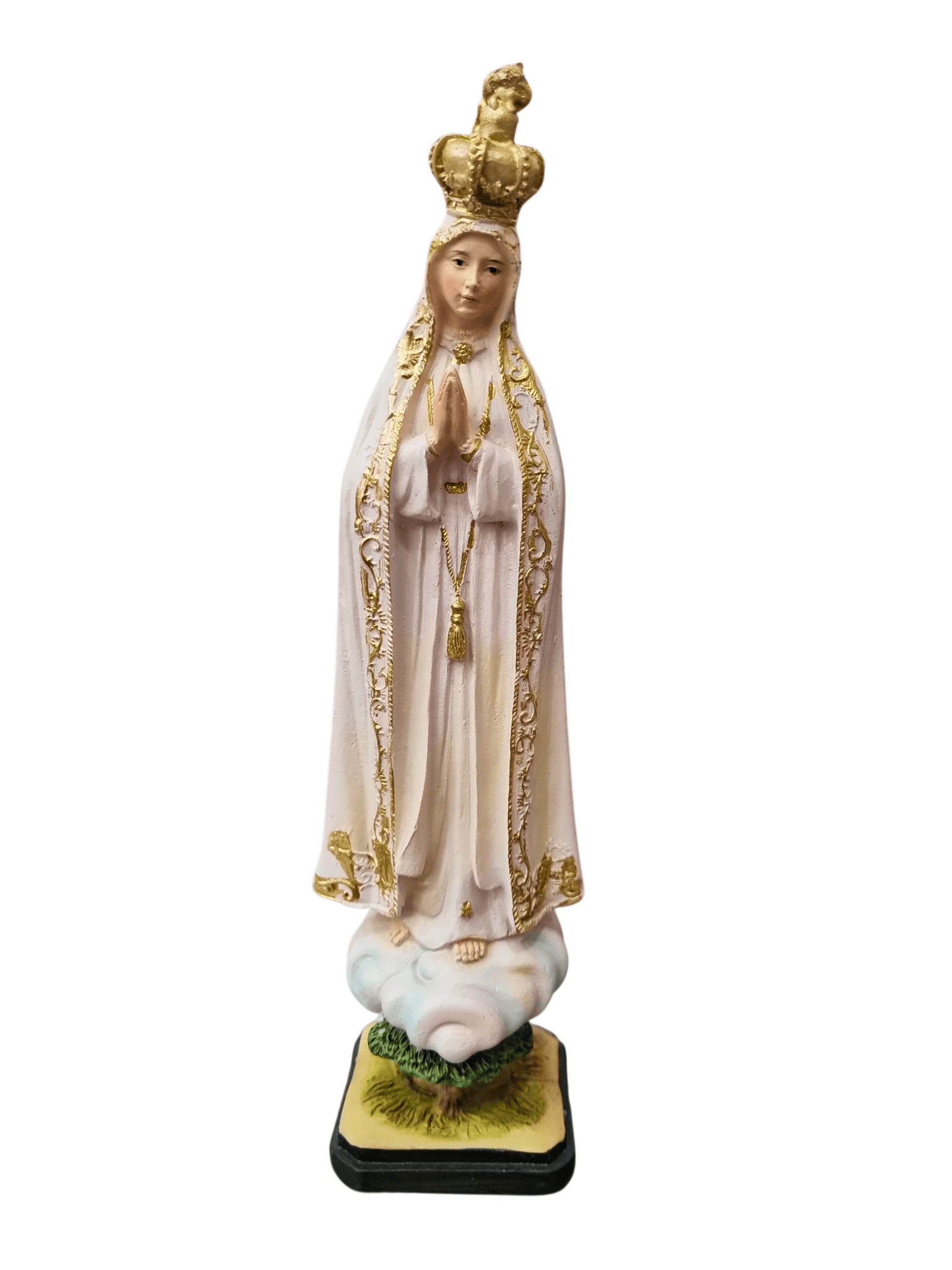 Imagem de Nossa Senhora de Fátima em Resina 20 cm-TerraCotta Arte Sacra