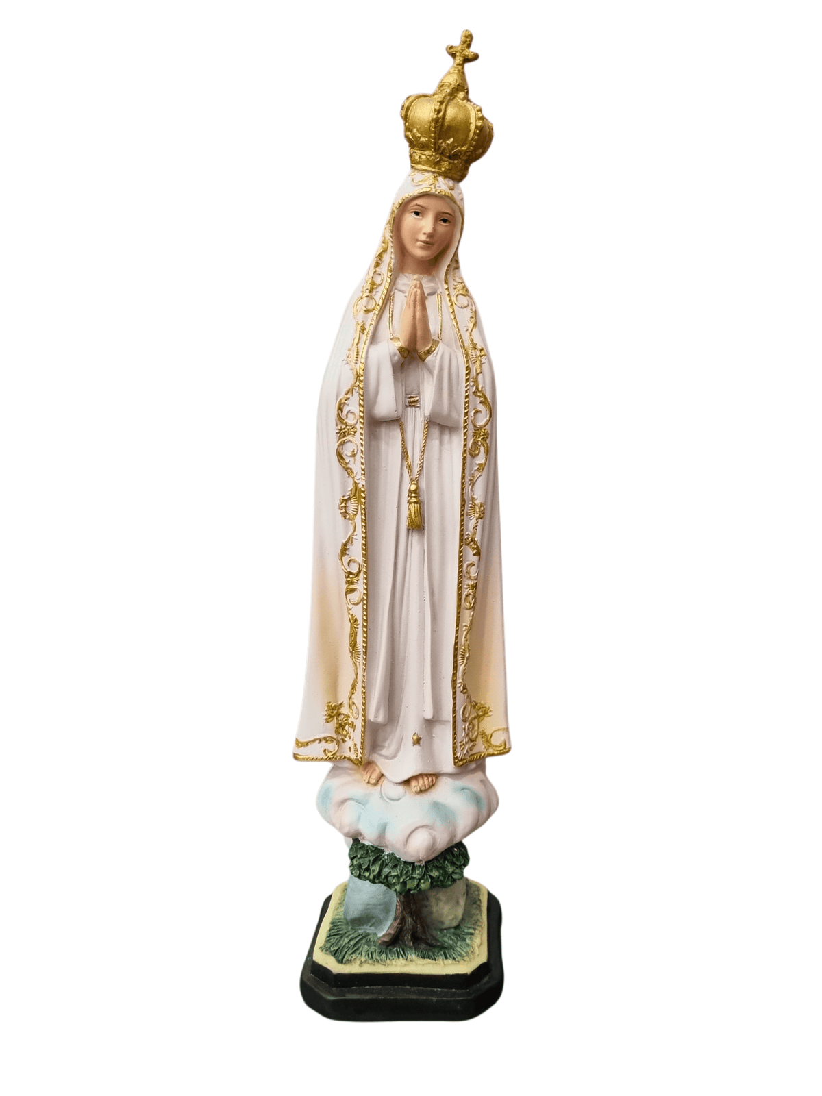 Imagem de Nossa Senhora de Fátima em Resina 30 cm-TerraCotta Arte Sacra