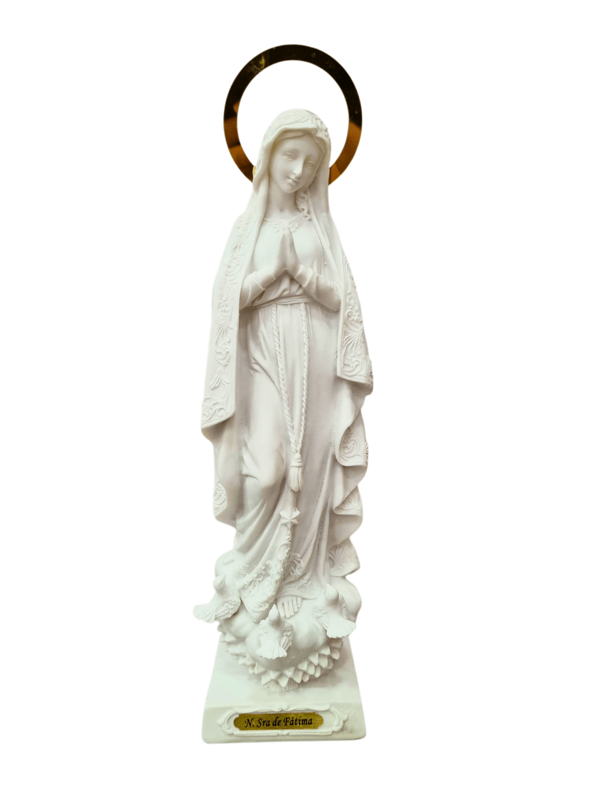 Imagem de Nossa Senhora de Fátima em Resina 30 cm-TerraCotta Arte Sacra