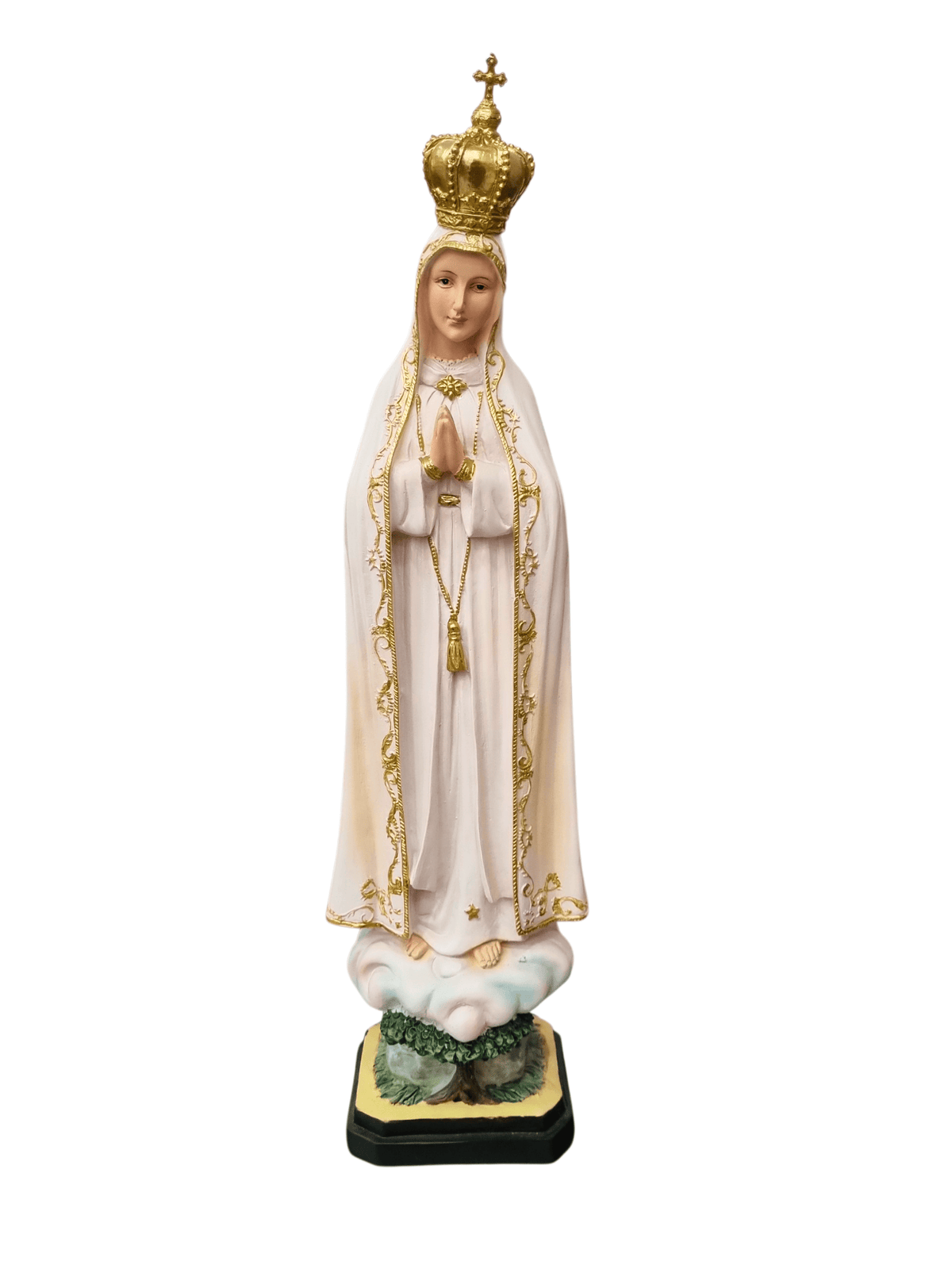 Imagem de Nossa Senhora de Fátima em Resina 40 cm-TerraCotta Arte Sacra
