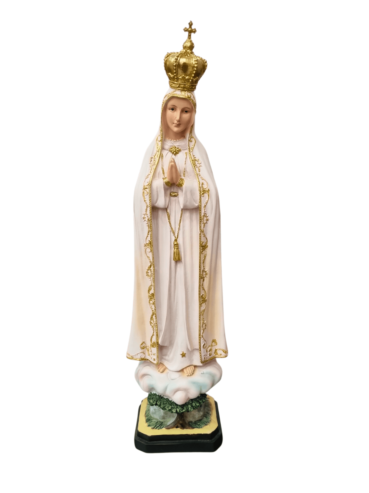 Imagem de Nossa Senhora de Fátima em Resina 40 cm-TerraCotta Arte Sacra