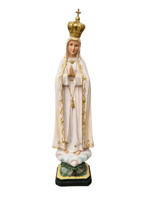 Imagem de Nossa Senhora de Fátima em Resina 40 cm-TerraCotta Arte Sacra