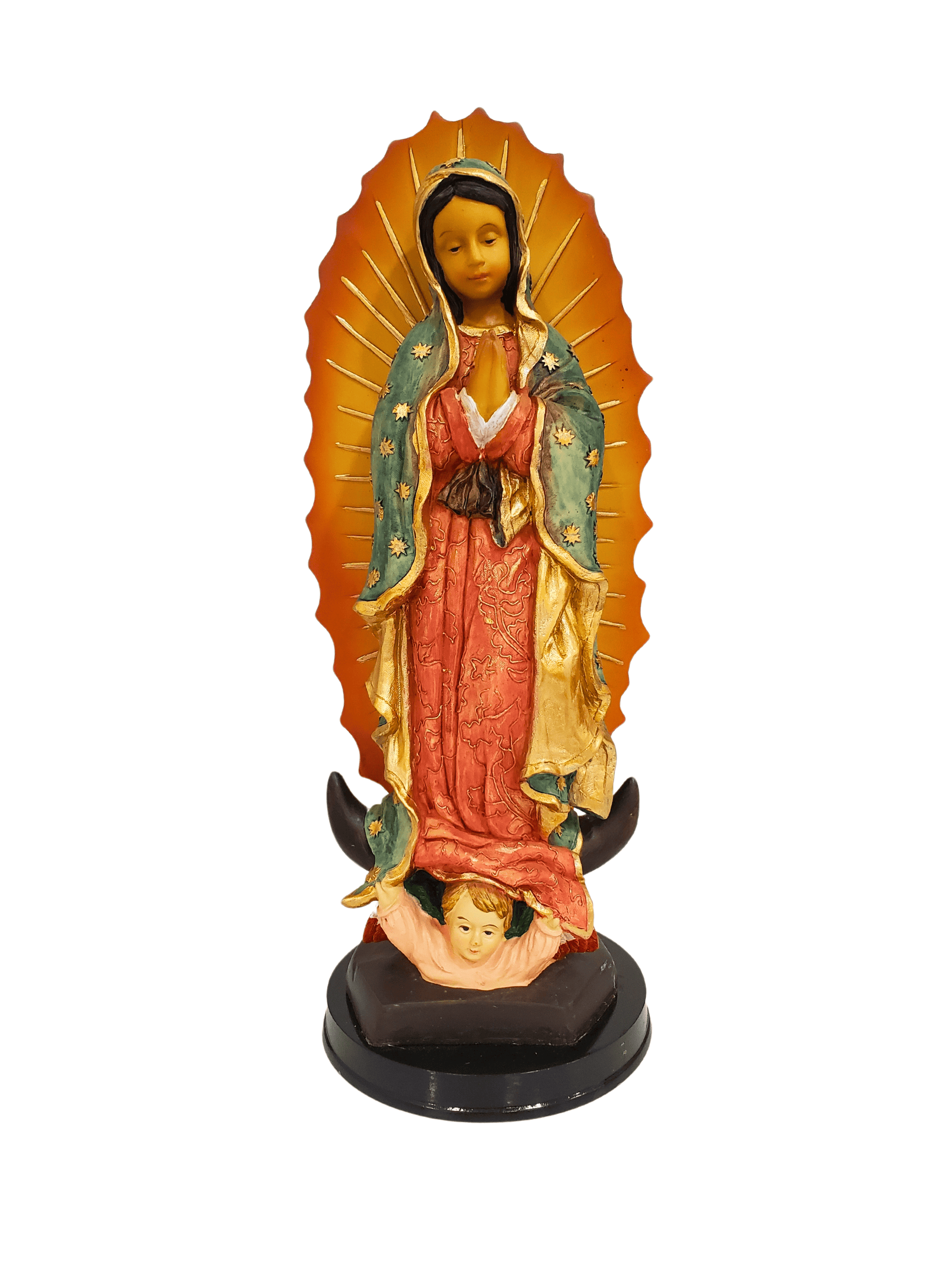 Imagem de Nossa Senhora de Guadalupe 30cm-TerraCotta Arte Sacra