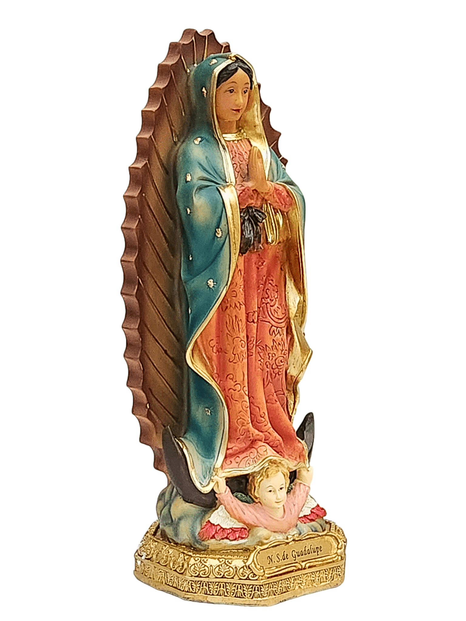 Imagem de Nossa Senhora de Guadalupe Resina 20 cm-TerraCotta Arte Sacra
