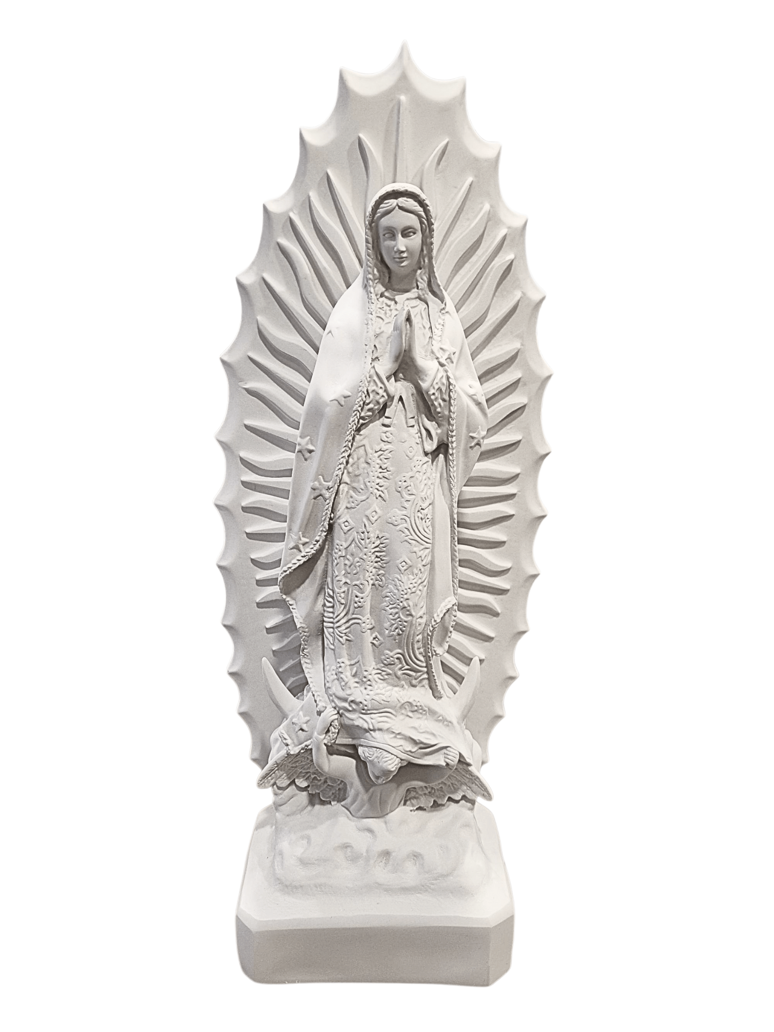 Imagem de Nossa Senhora de Guadalupe em Pó de Mármore 50 cm-TerraCotta Arte Sacra