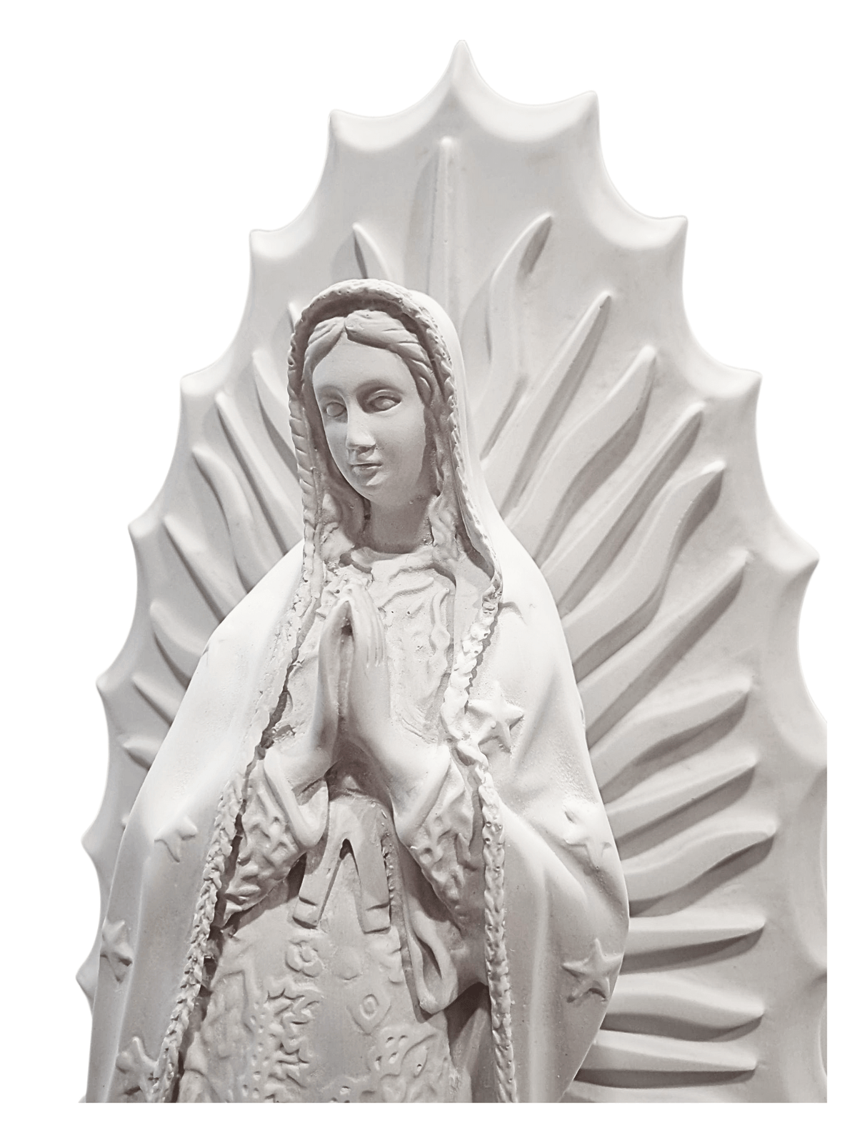 Imagem de Nossa Senhora de Guadalupe em Pó de Mármore 50 cm-TerraCotta Arte Sacra