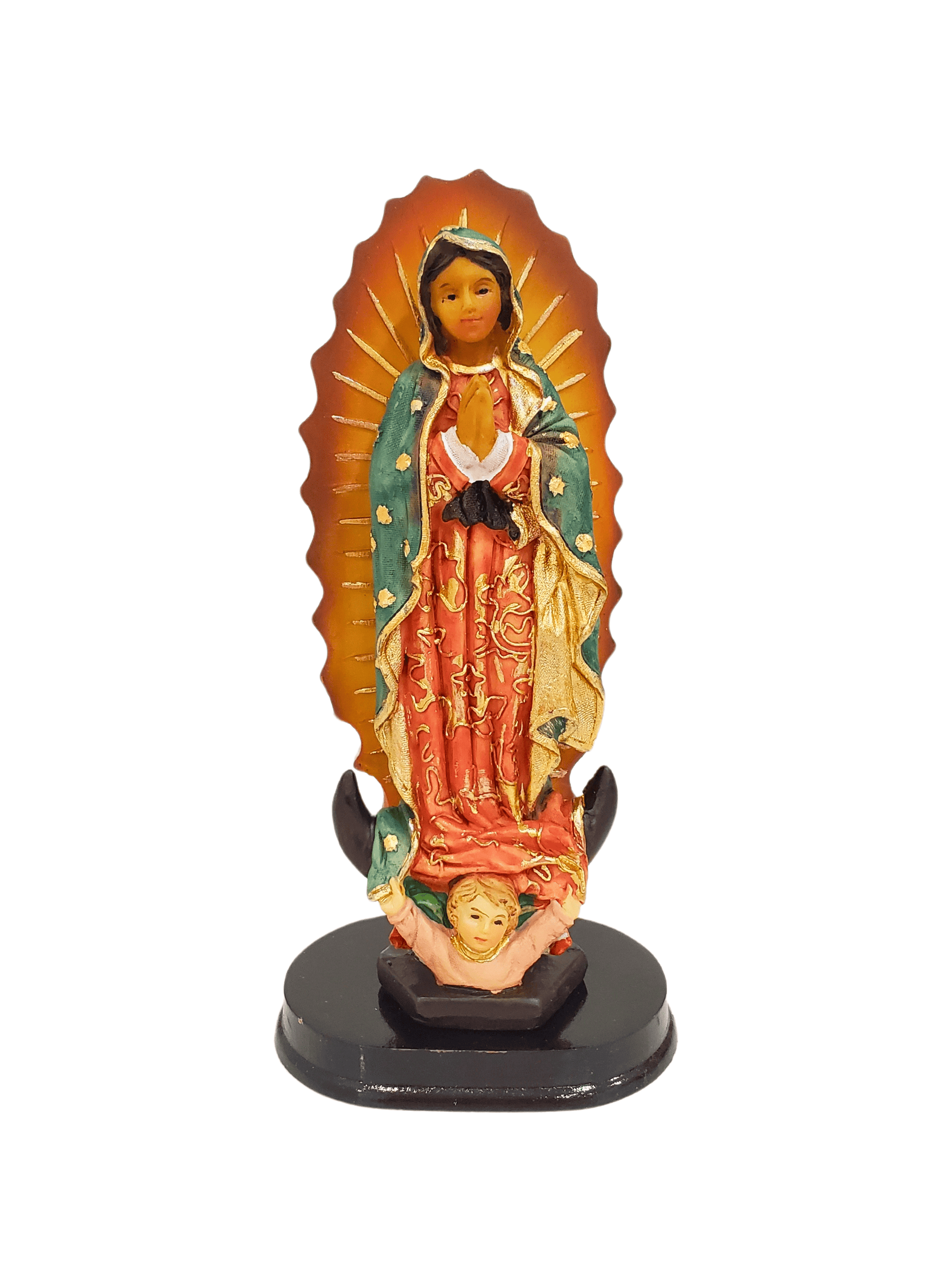 Imagem de Nossa Senhora de Guadalupe em Resina 13cm-TerraCotta Arte Sacra