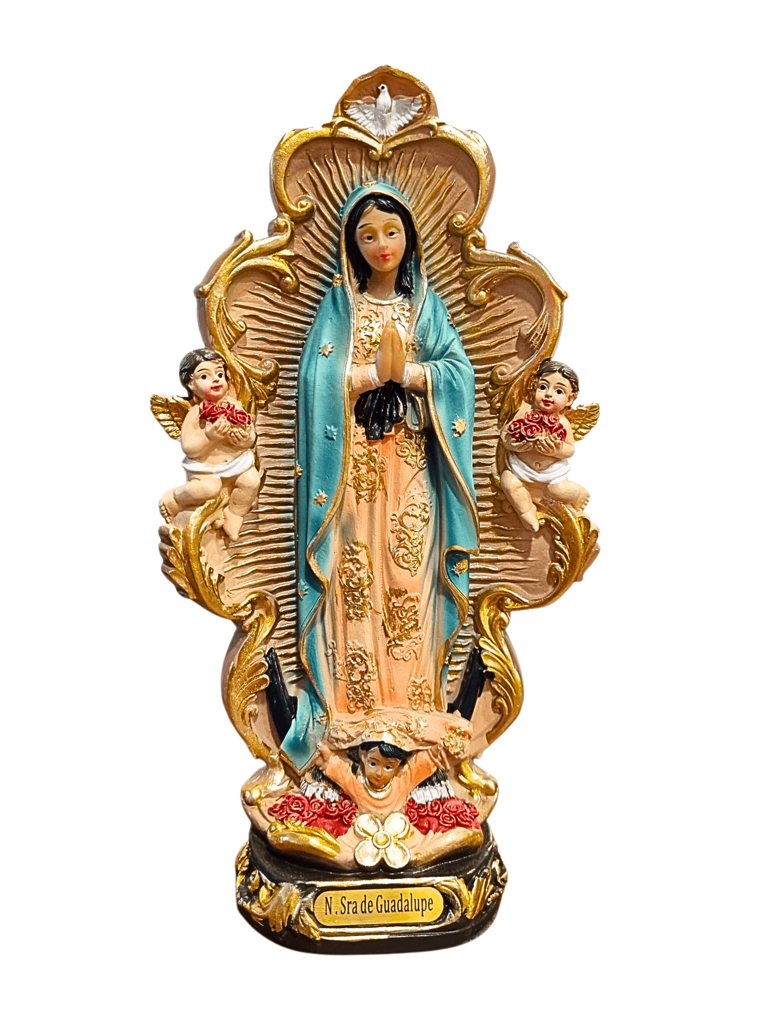 Imagem de Nossa Senhora de Guadalupe em Resina 22 cm-TerraCotta Arte Sacra